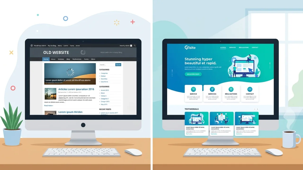 Refaire site internet présentation