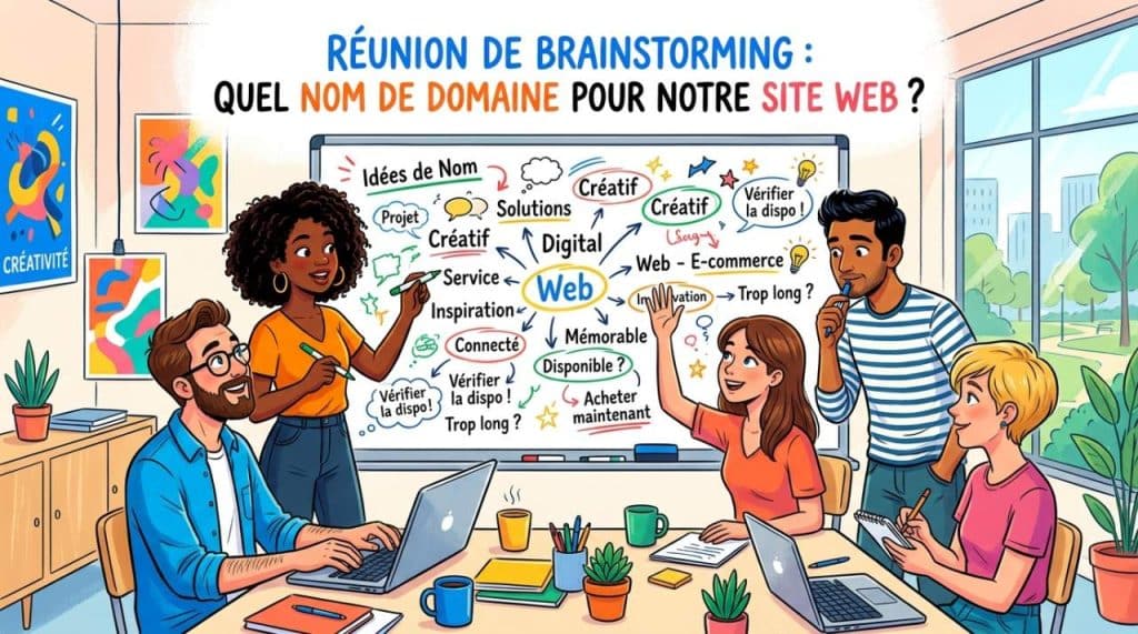 brainstorming pour choisir un nom de domaine